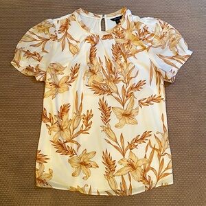 RW & Co. Lily Flower Dress Shirt